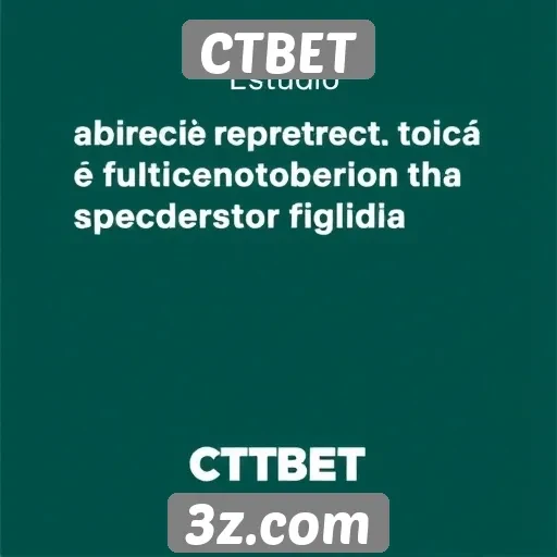 Estudo sobre a experiência do usuário no CTBET